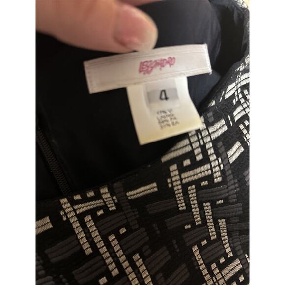 Leggiadro Black Wool Blend Dress Size 4 Has Pockets - Picture 8 of 8